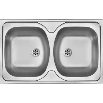 DEANTE ZM5 3200 2-drezový nerezový nadstavbový drez - 800x600 mm