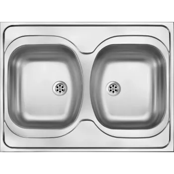 DEANTE ZM6 3200 drez 2 misy z nerezu na položenie 800x600 mm