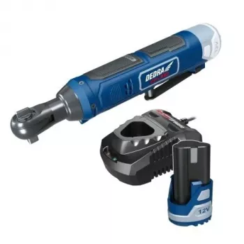 DEDRA Akumulátorový uhlový skrutkovač 12V 3/8 palca 1x2,0Ah