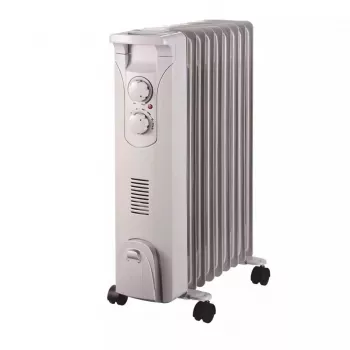 DEDRA DA-J2052F 2000W olejový radiátor, 9 rebier, biela