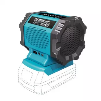 DEDRA DED7004 prenosný Bluetooth reproduktor 20W modrý IPX5 TWS FM USB-C