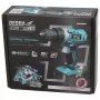 DEDRA DED7040 18V akumulátorový príklepový vŕtací skrutkovač s krútiacim momentom 50 Nm, 13 mm kovové skľučovadlo, LED svetlo