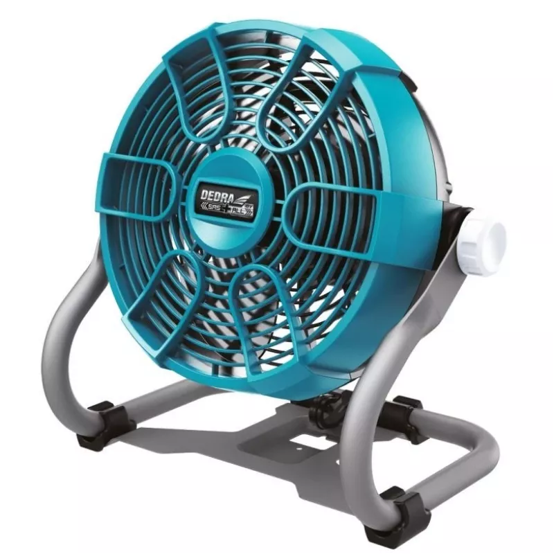 DEDRA DED7074 18V akumulátorový ventilátor 230mm 3 rýchlosti s háčikom na zavesenie a držiakom na statív