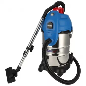 DEDRA vysávač na mokré a suché vysávanie 1600W 30L bavlnený filter