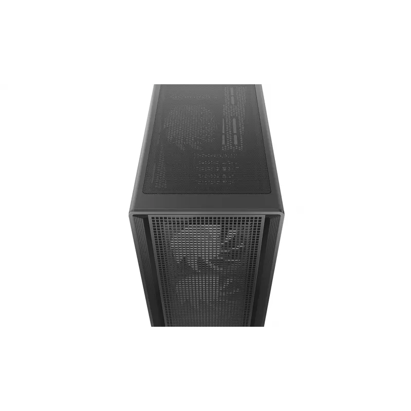 Deepcool CC550 4F Mid-Tower skriňa, 4x 120mm LED ventilátor, tvrdené sklo, čierna