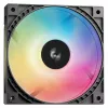 DeepCool LT360 VISION ARGB AIO kvapalinový chladič, 360mm, čierny