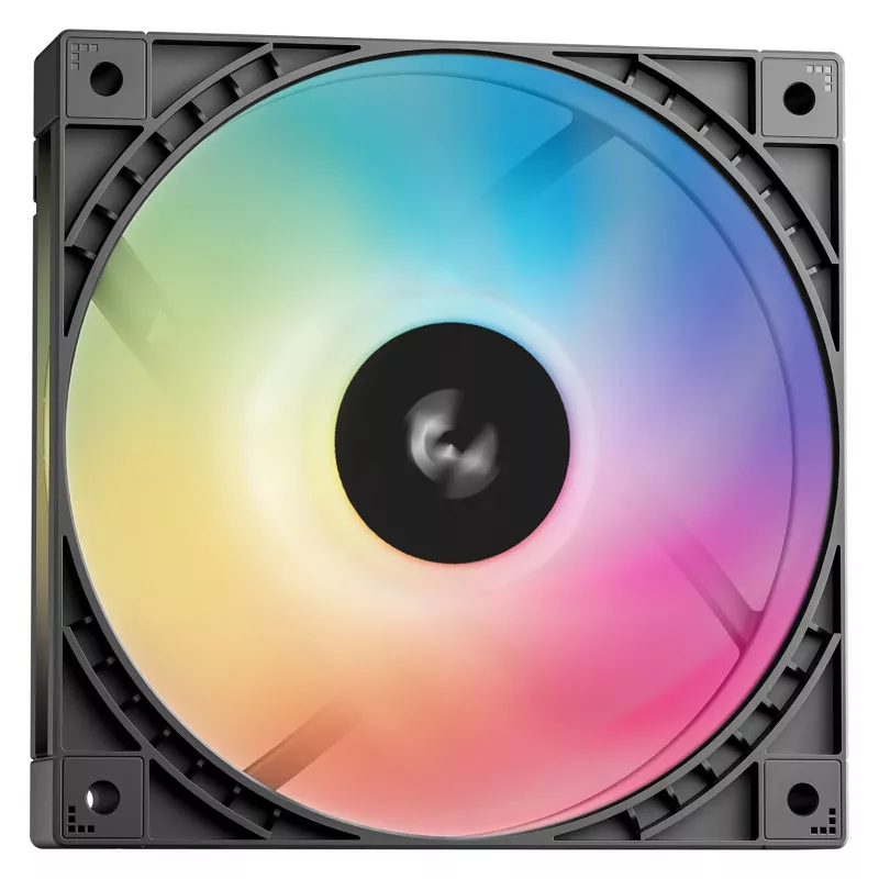 DeepCool LT360 VISION ARGB AIO kvapalinový chladič, 360mm, čierny
