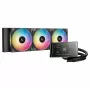 DeepCool LT360 VISION ARGB AIO kvapalinový chladič, 360mm, čierny