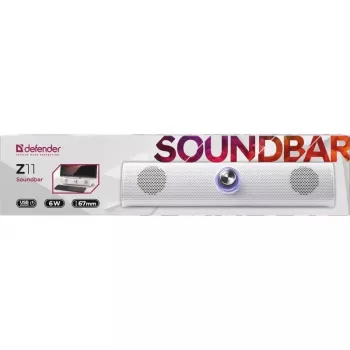 defender SOUNDBAR Z11 6W LED biela soundbar