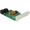DeLOCK 4 port SATA 6Gb/s PCIe 2.0 x1 radič karta s Marvell 88SE9215