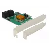 DeLOCK 4 port SATA 6Gb/s PCIe 2.0 x1 radič karta s Marvell 88SE9215