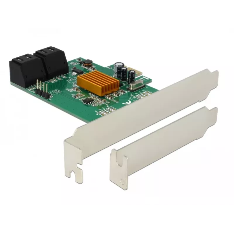 DeLOCK 4 port SATA 6Gb/s PCIe 2.0 x1 radič karta s Marvell 88SE9215