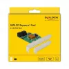 DeLOCK 4 port SATA 6Gb/s PCIe 2.0 x1 radič karta s Marvell 88SE9215