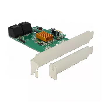 DeLOCK 4 port SATA 6Gb/s PCIe 2.0 x1 radič karta s Marvell 88SE9215