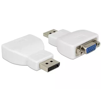 DELOCK adaptér DisplayPort 1.1 samec na VGA samica biely