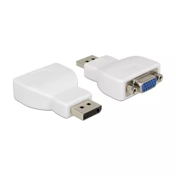 DELOCK adaptér DisplayPort 1.1 samec na VGA samica biely