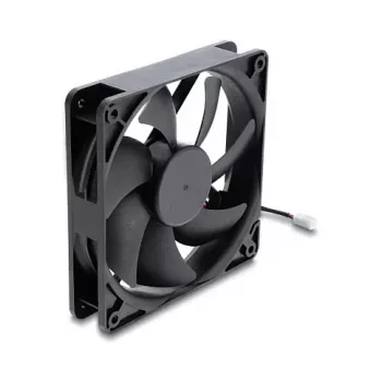 Delock axiálny ventilátor 48 V DC 120 x 120 x 25 mm 2-pin konektor čierny