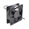 Delock axiálny ventilátor 48 V DC, 120 x 120 x 38 mm s 2-pinovým konektorom ventilátora, čierny