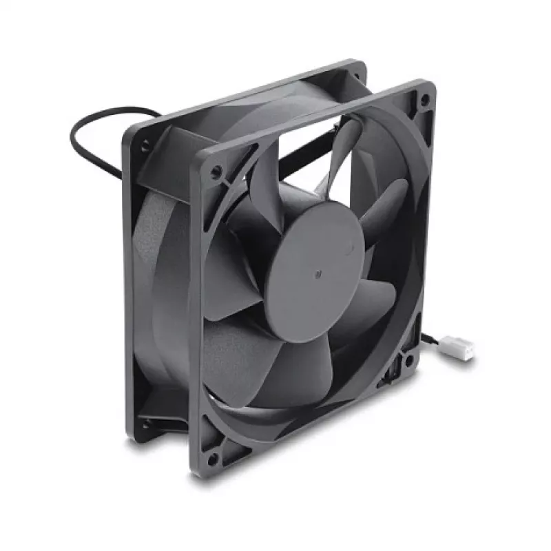 Delock axiálny ventilátor 48 V DC, 120 x 120 x 38 mm s 2-pinovým konektorom ventilátora, čierny