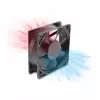 Delock axiálny ventilátor 48 V DC, 120 x 120 x 38 mm s 2-pinovým konektorom ventilátora, čierny