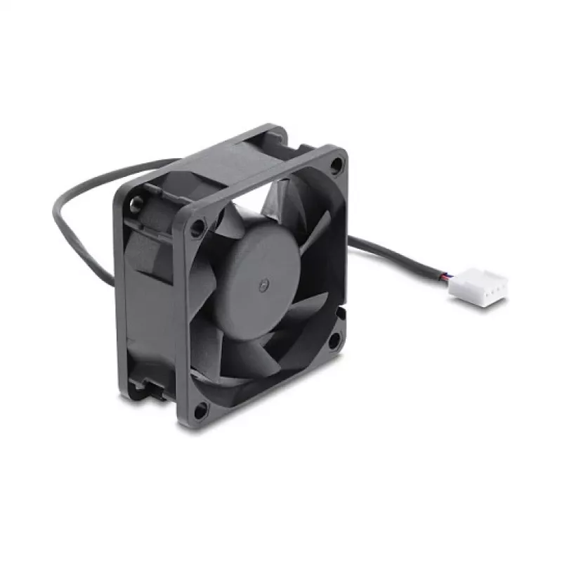 Delock axiálny ventilátor 48 V DC, 60 x 60 x 25 mm so 4-pinovým PWM konektorom ventilátora, čierny