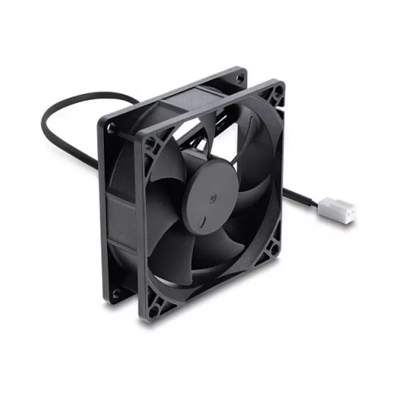 Delock axiálny ventilátor 48 V DC, 80 x 80 x 25 mm, 2-pinový konektor samec, čierny