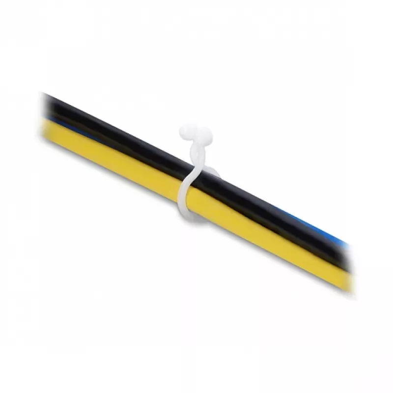 Delock Cable Twister 13 mm Priehľadný, 100 ks