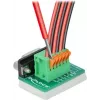 Delock D-Sub 9 konektor samica na 6-pin svorkovnicu adaptér s skrutkami a tlačidlom 66556