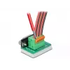 Delock D-Sub 9 konektor samica na 6-pin svorkovnicu adaptér s skrutkami a tlačidlom 66556