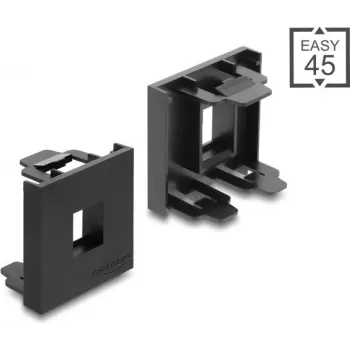 Delock Easy 45 Keystone modulový držiak 45 x 45 mm čierny 81669