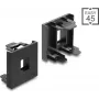 Delock Easy 45 Keystone modulový držiak 45 x 45 mm čierny 81669