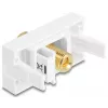 Delock Easy 45 modul svorkovnica na závitovú objímku červený biely (90901)