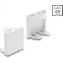 Delock Easy 45 modulová slepá krytka 45 x 45 mm biela (81676)