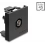 Delock Easy 45 modul BNC konektor samica na BNC konektor samica 50 Ohm čierny (91962)