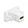 Delock Easy 45 modul EASY-USB 2.0 Type-A konektor samica na EASY-USB Type-A konektor samica biely 90866
