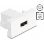 Delock Easy 45 modul EASY-USB 2.0 Type-A konektor samica na EASY-USB Type-A konektor samica biely 90866