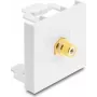 Delock Easy 45 modul RCA konektor samica na RCA konektor samica pozlátený 91819