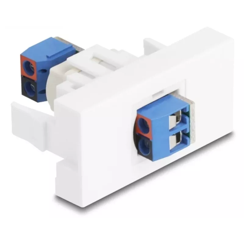 Delock Easy 45 modul svorkovnica na biela (90912)