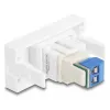 Delock Easy 45 modul svorkovnica na biela (90912)