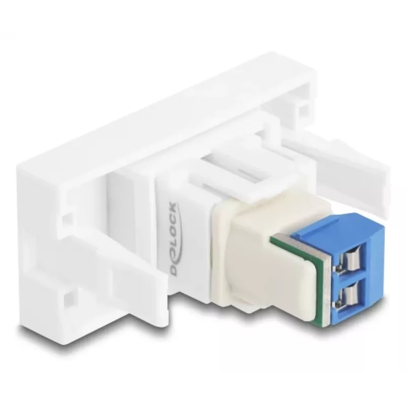Delock Easy 45 modul svorkovnica na biela (90912)