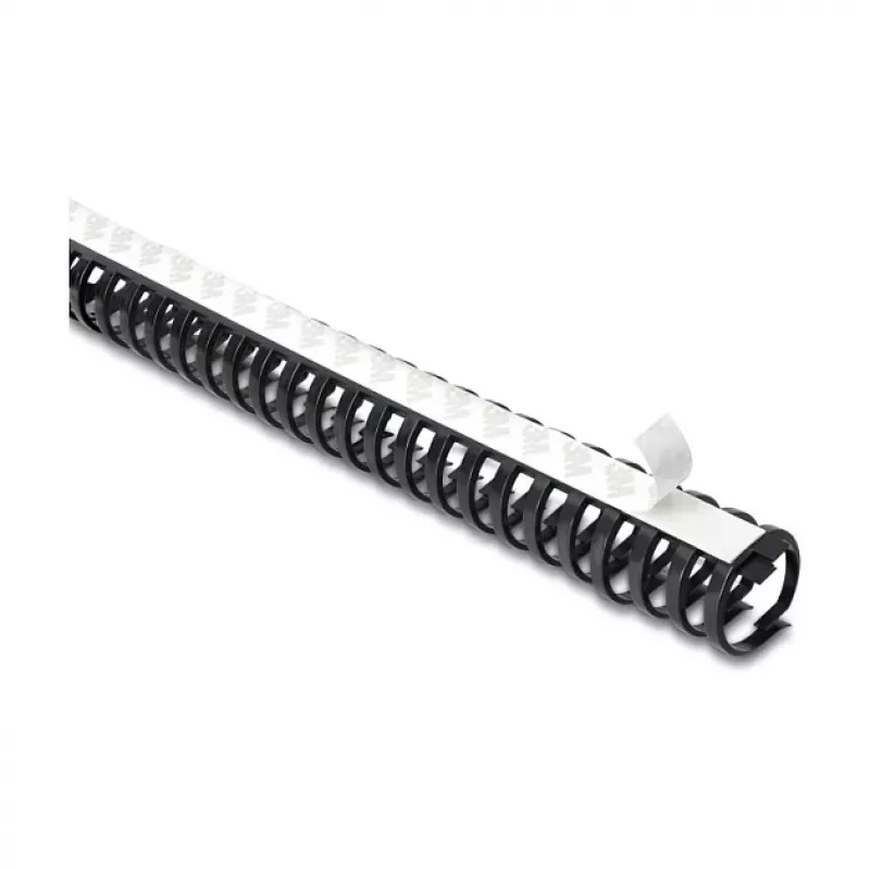 Delock flexibilný káblový kanál samolepiaci skrutkovateľný 34 x 35 mm - dĺžka 50 cm čierny