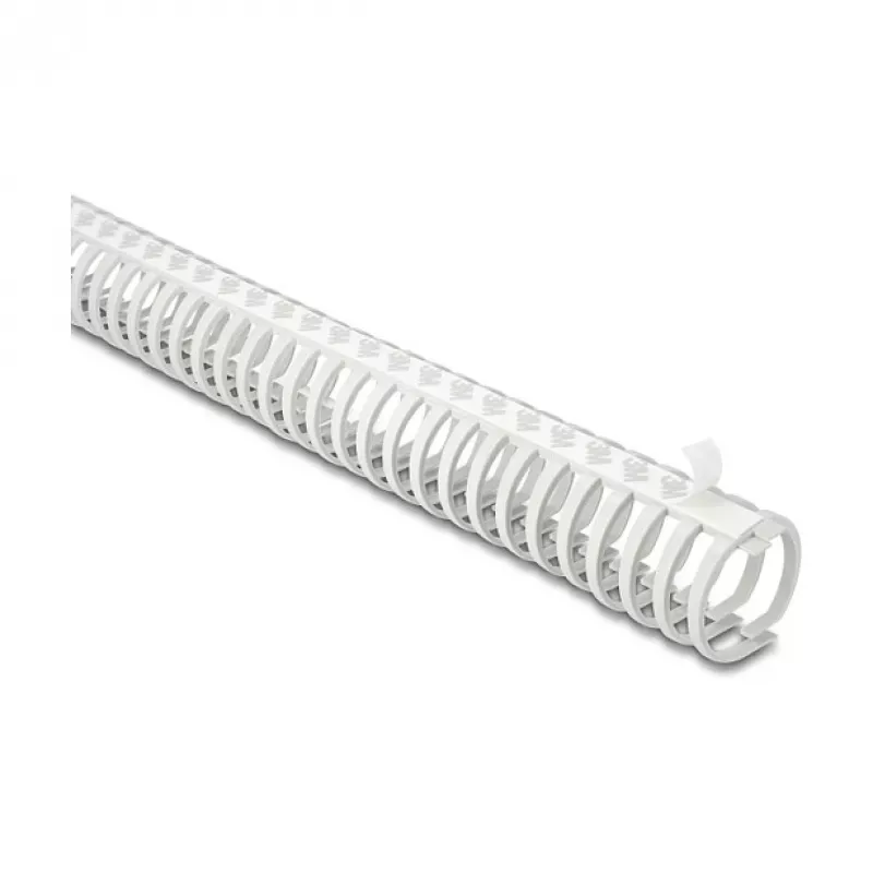 Delock flexibilný samolepiaci a skrutkovateľný káblový kanál 45 x 46 mm - dĺžka 50 cm sivý