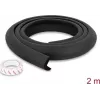 Delock penová ochrana hrán 35 x 8 mm - dĺžka 2 m čierna (18488)