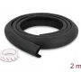 Delock penová ochrana hrán 35 x 8 mm - dĺžka 2 m čierna (18488)