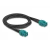 Delock HDMI adaptérový kábel Micro HDMI konektor samec na 4x HDMI konektor samica 1 m čierny 90340