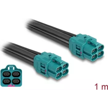 Delock HDMI adaptérový kábel Micro HDMI konektor samec na 4x HDMI konektor samica 1 m čierny 90340