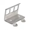 Delock kovový držiak Keystone 3 port pre DIN lištu (88139)