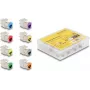 Delock Keystone modul RJ-45 konektor samica na LSA konektor samica STP CAT 6a, 8-kusové balenie (sivý, modrý, žltý, červený, zelený, oranžový, fialový, neónovo žltý) 87896