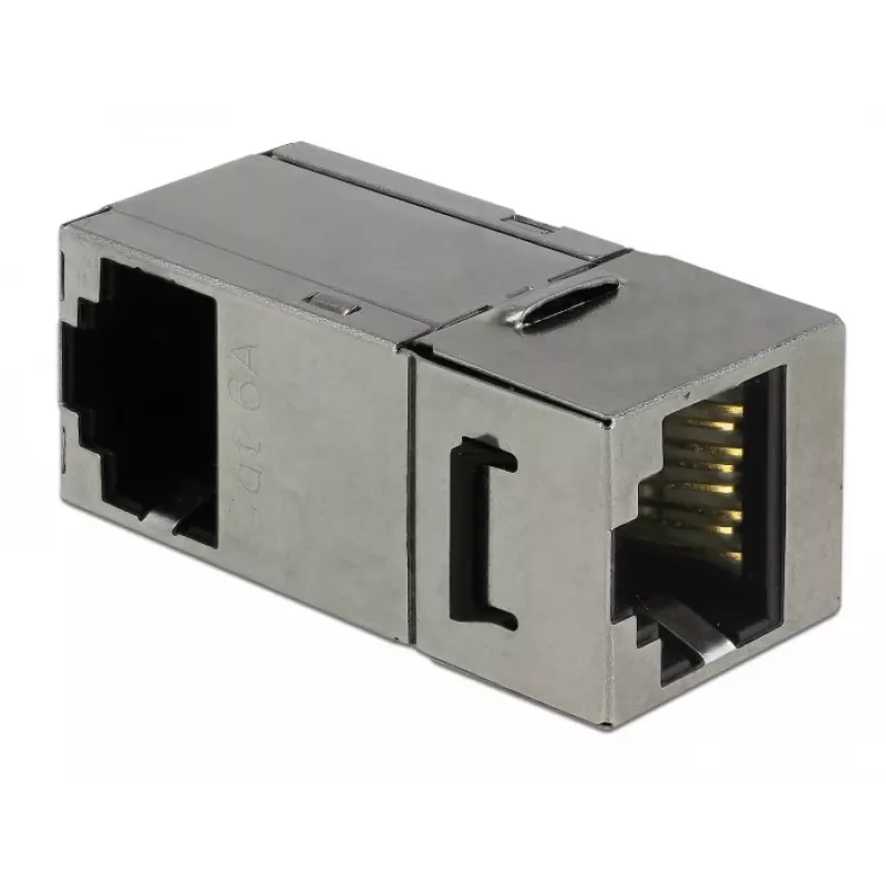 Delock Keystone modul RJ45 konektor samica na RJ45 konektor samica Cat.6 STP 90° 86371