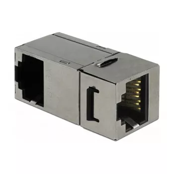 Delock Keystone modul RJ45 konektor samica na RJ45 konektor samica Cat.6 STP 90° 86371